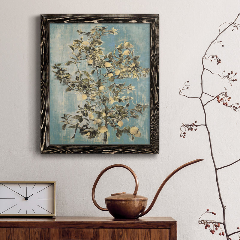 «Lovely Lemon Tree», reproduction encadrée de qualité supérieure - prête à être accrochée, H 24 po x l 18 po x P 1,5 po