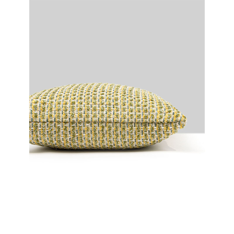 Coussin en coton réversible, Citron, Rectangle H 14 po x l 22 po