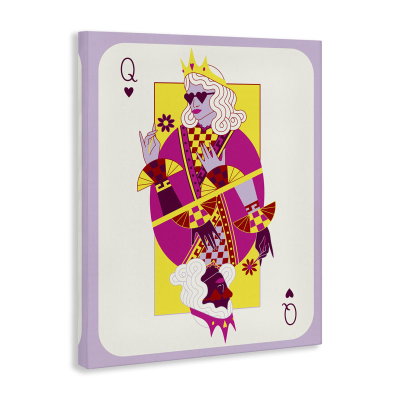 «Trendy Queen Card Canvas», conception par Grace Popp, H 20 po x l 16 po