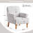 Upholstered Wooden Armchair-942644185