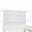 Lit de jour en bois avec éclairage à DEL intégré et tablettes-410143344-410143345