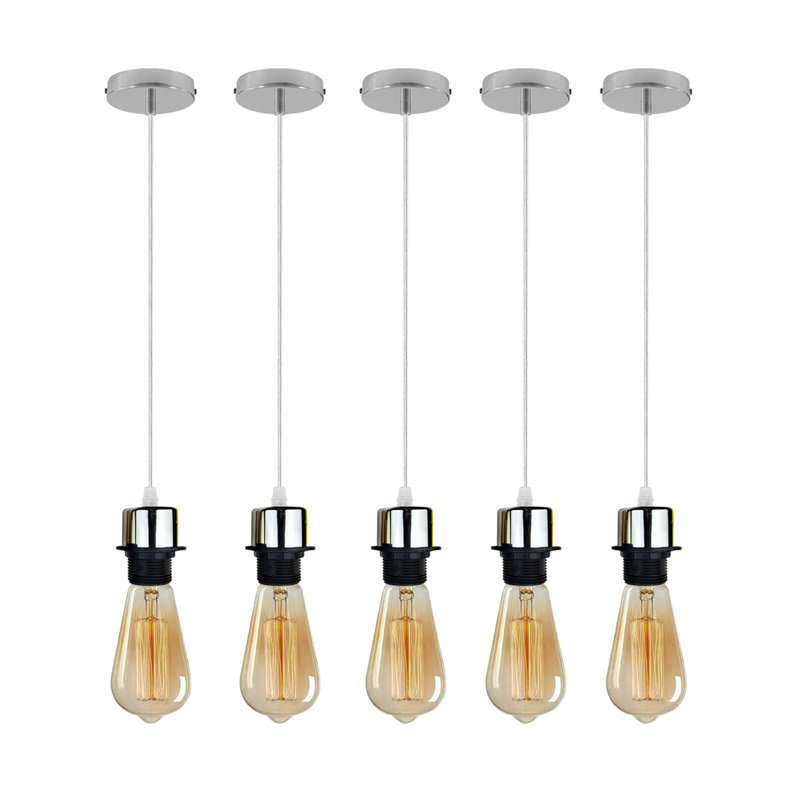 Bismarck 5 - Light Single Pendant, Yes, Chrome