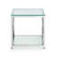 Trueblood Glass Top Floor Shelf End Table-1545689962