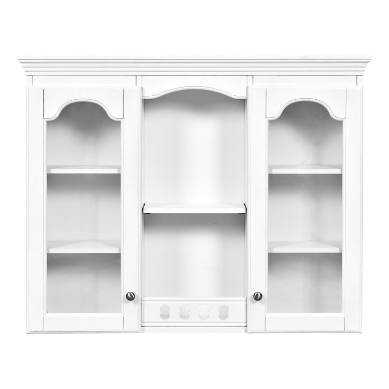 Bathroom Wall Mounted , White, Adjustable Shelving For Storage Aggregator, Shelving, Large Capacity