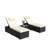 Outdoor Chaise Lounge : 3 With Chair, Cushioned Couch, And Glass Coffee Table. Adjustable Back Feet. Ideal For Pool Garden. Beige. To Water. Assembly Needed Patio Lounger Couch Pillow, For Garden