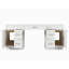 78'' Double Bathroom Vanity Base Only-111666781