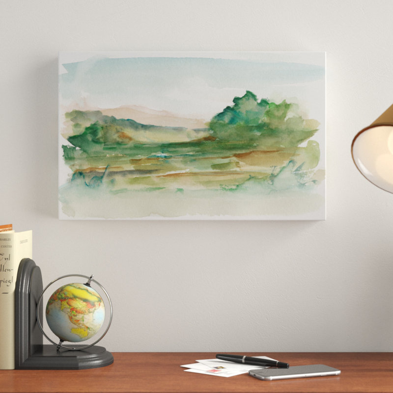 «Impressionist View V» par Ethan Harper - reproduction d'art sur toile, H 12 po x l 19 po x P 2 po