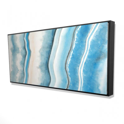 Textured Geode Print On Canvas