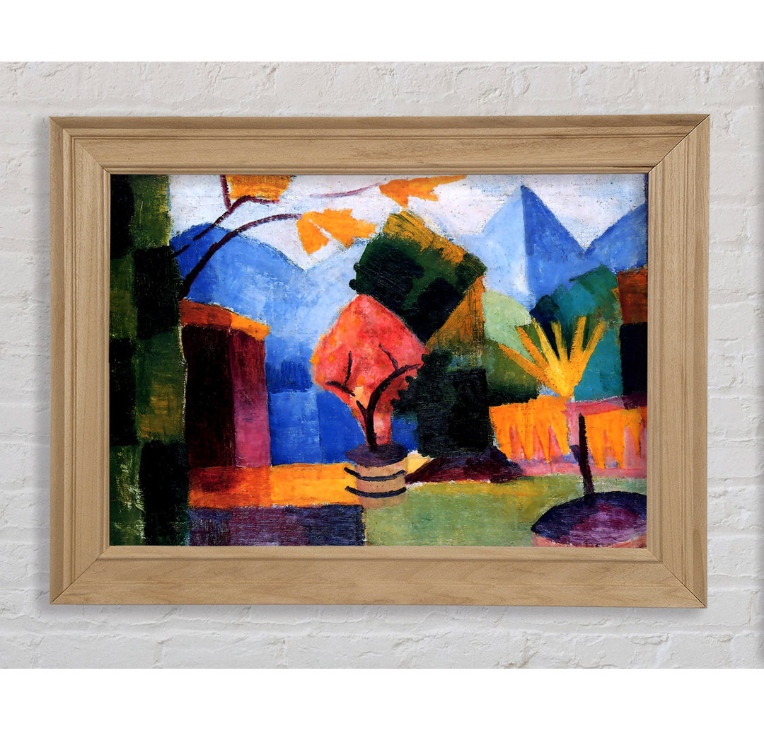 August Macke Garten am Thunersee - Druck