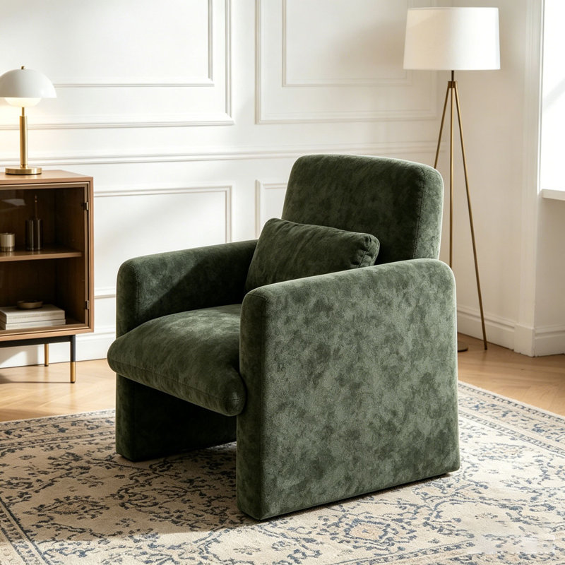 Chaise d'appoint moderne, Antique Green