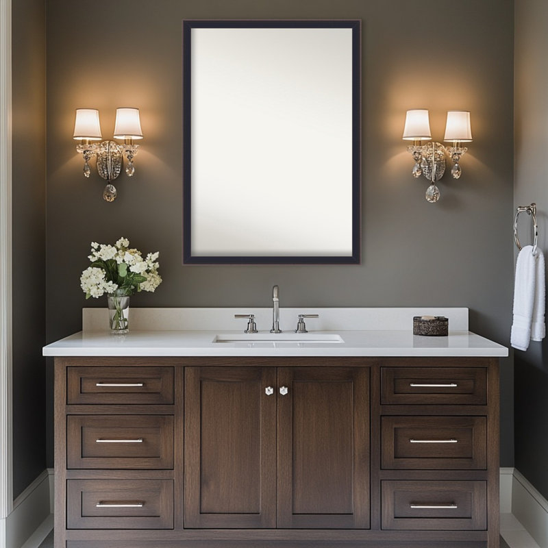 Miroir mural de salle de bain Havana, 29,5 po x 40,5 po
