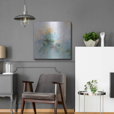  'Holding The Light 2' by Karen Hale Metal Wall Art, 24" x 24"