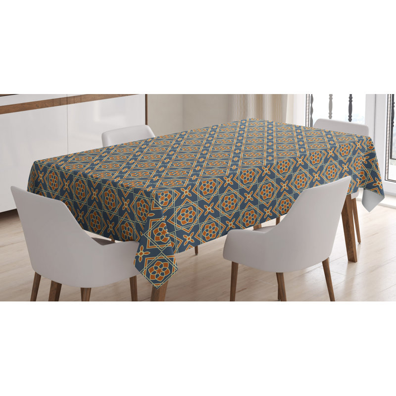 Geometric Tablecloth, 70" x 52"