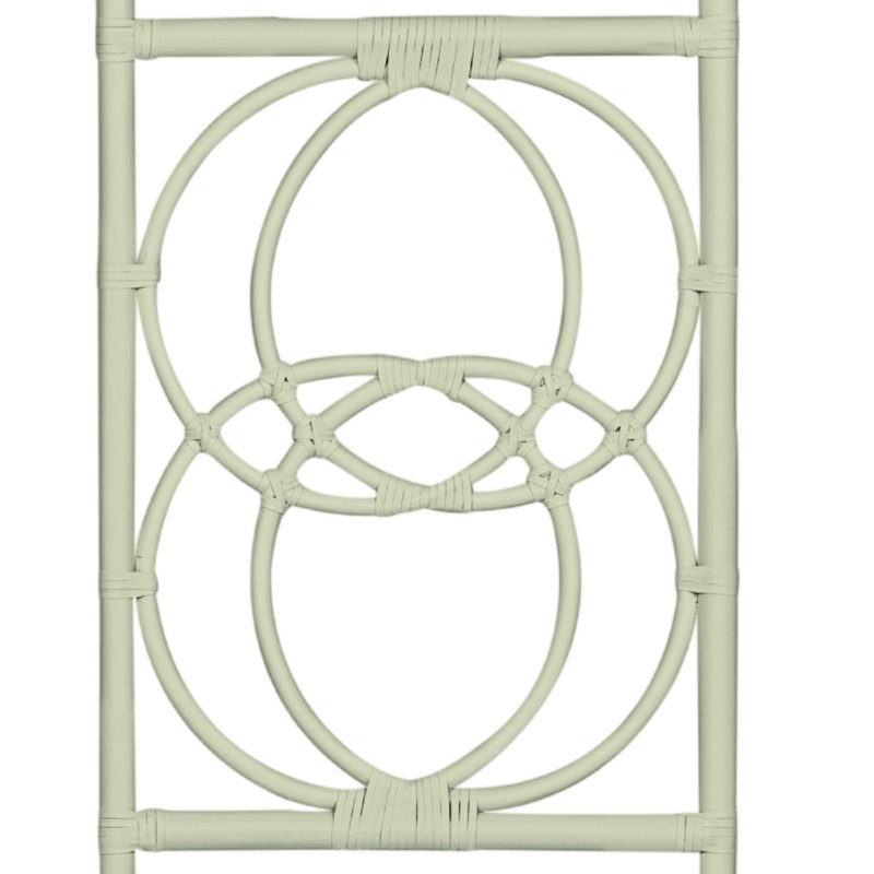 Emilia Open-Frame Headboard, King, Celery Green