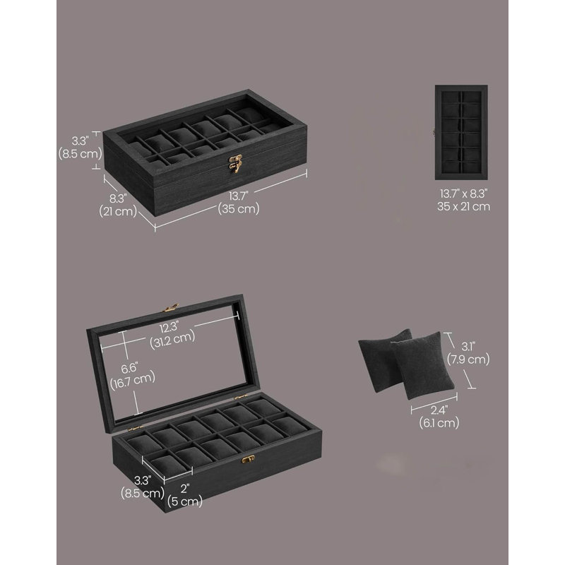 Watch Box +, Ink Black