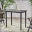 Table de bar rectangulaire d'extérieur en bois d'acacia - Durable et élégante pour les patios modernes-1295995050