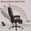 Fauteuil de direction avec repose-pieds HOMcom-919366383
