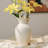 Creamy-white Bud Ceramic Table Vases