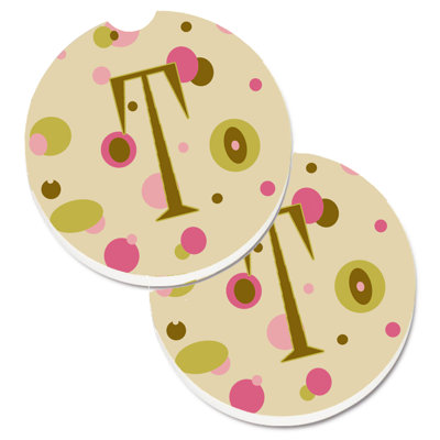Sous-verre Initiale Monogram