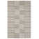 Rectangle Geometric Hand Tufted Wool Area Rug in Ivory/Gray