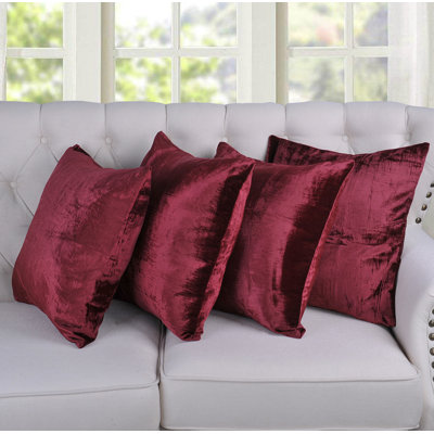 Velvet Square Pillow Cover