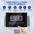 Velivi 220 Lb. Daily Production Cube Clear Ice Freestanding Commercial Use Ice Machines