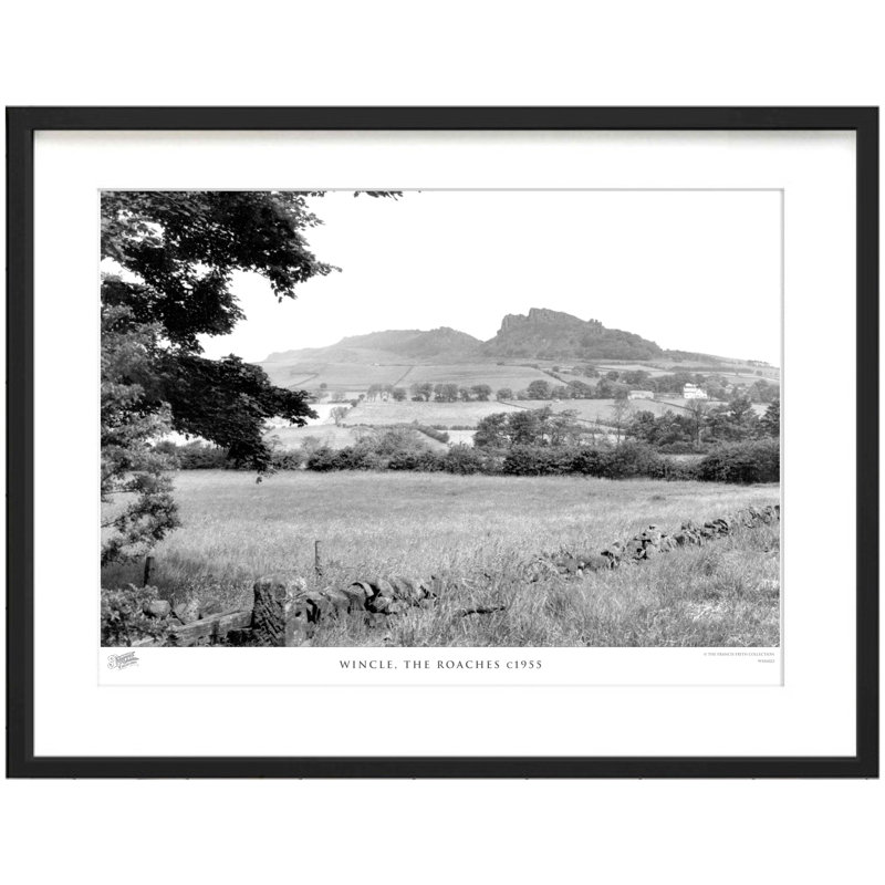 Wincle, The Roaches C1955 - Single Picture Frame Print, 60cm H x 80cm W x 2.3cm D