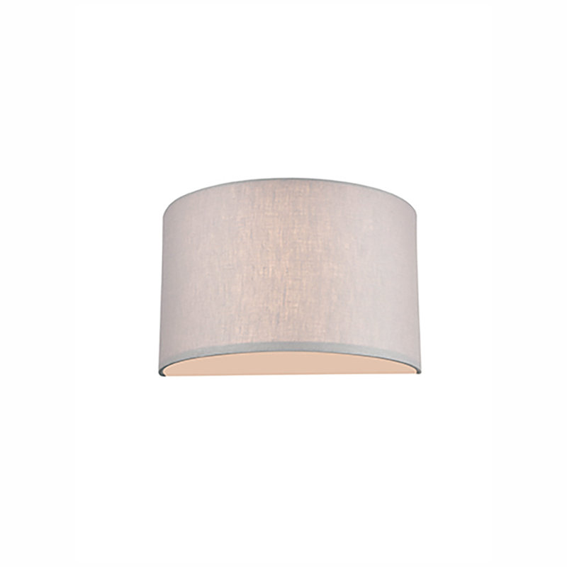 Deodhar Linen Flush Mount, Grey