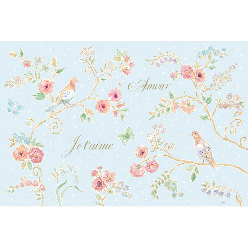 Spring Fling I, H 32 po x l 48 po, Non, Toile tendue