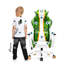 DIABLO CHAIRS Green/White Executive Chair with Wheels