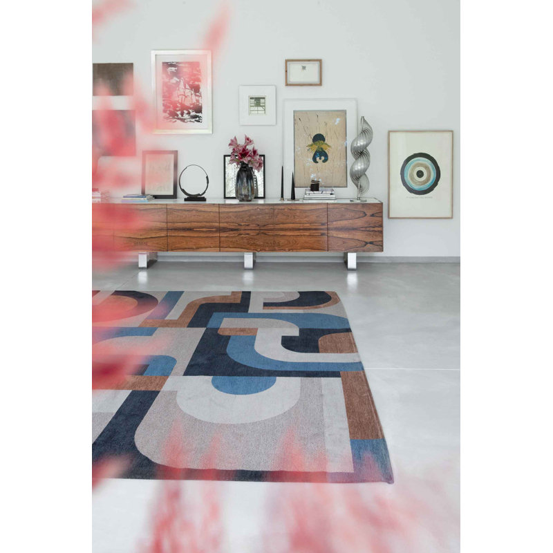 Geometric Area Rug, Rectangle 240 x 340cm