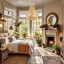 Gerde 5-Light Empire Solid Wood Bead Chandelier-68000012