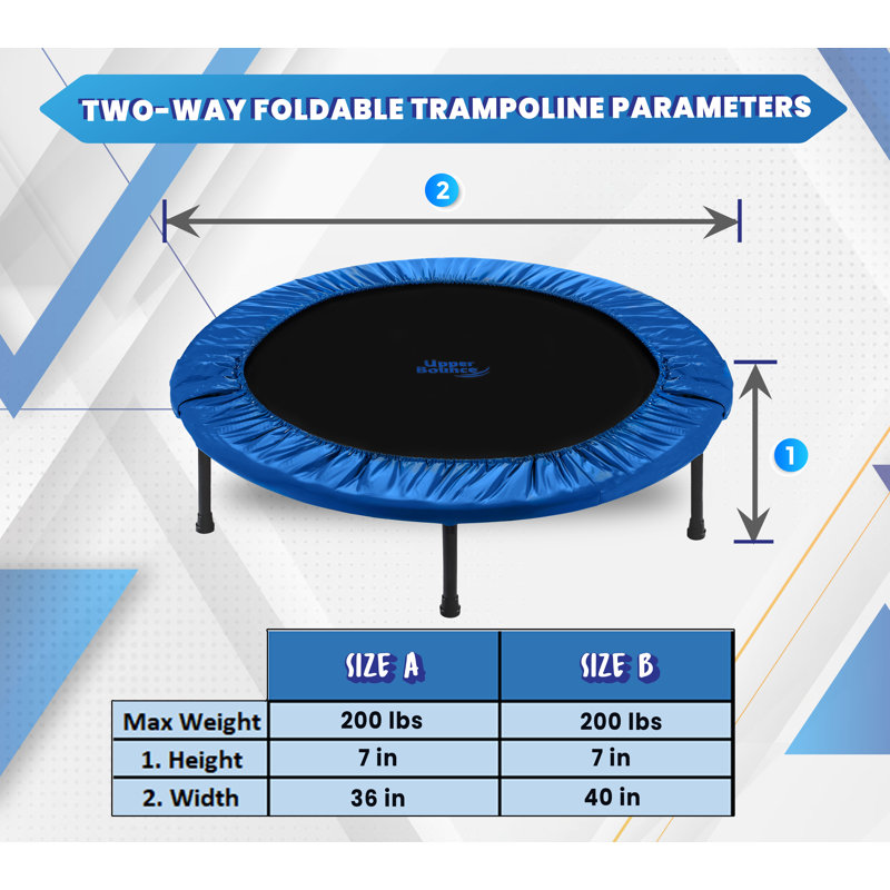 Mini-trampoline intérieur 40 po Machrus