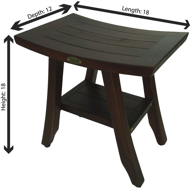 Satori 18'' W Teak Shower Bench