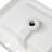 60" Resin Basin For Bathroom Vanity, With Undermount Rectangular Double Sinks, 8 Inch Faucet Holes, Vanity Top Only