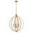 Fallon 4-Light Orb Coastal Rattan Pendant