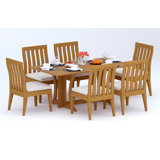 Caranas Outdoor 7 - Piece Teak Dining Set