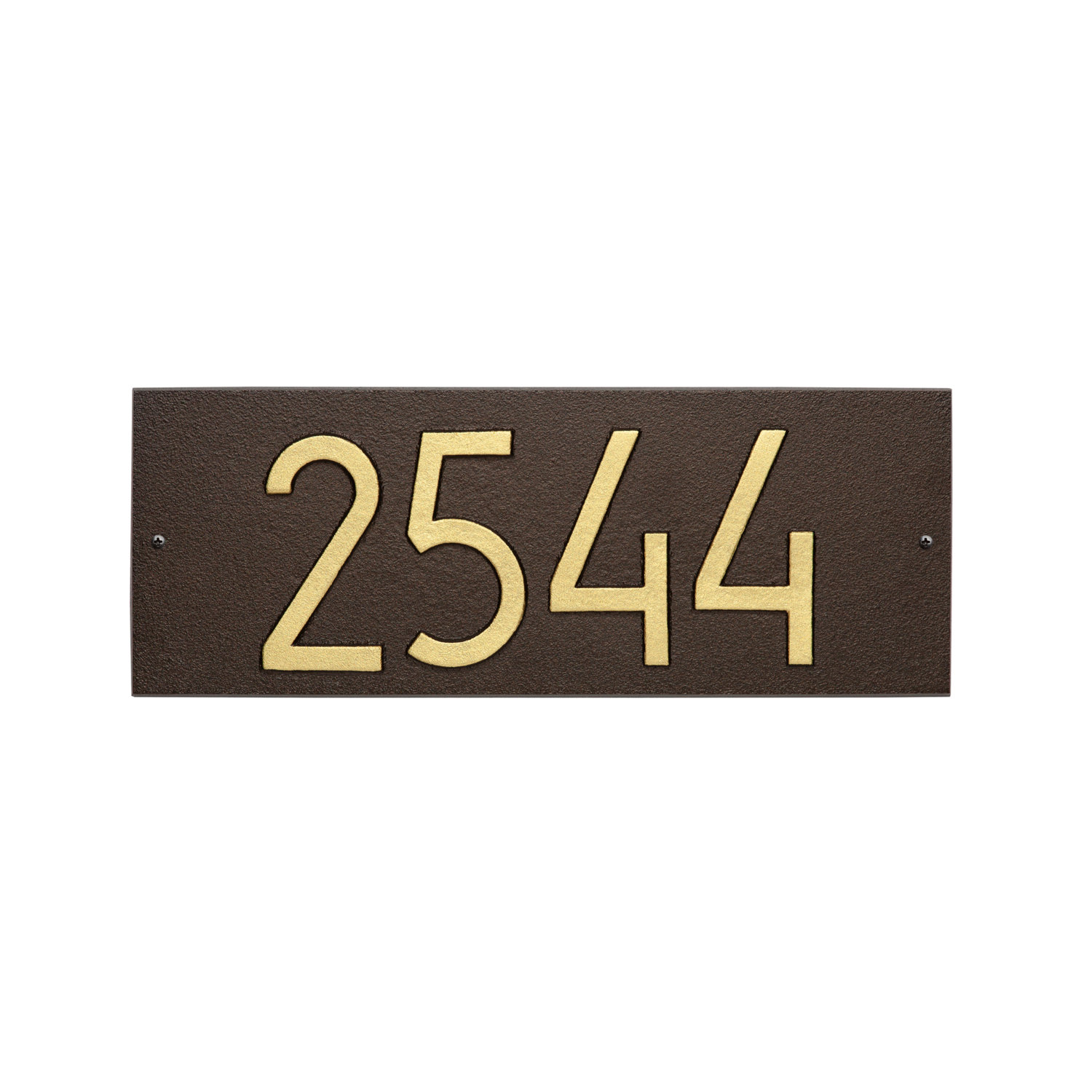 Mid-century Modern Rectangle, Aged Bronze, Yes