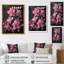 Reproduction d'art mural rose fuchsia fuchsia - fuchsia-495596461-495596459