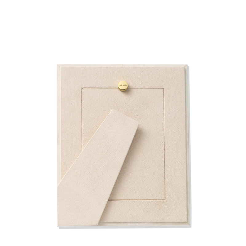 Livio Leather Picture Frame, 5" W x 7" H