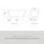 Lussari 60" x 28" Freestanding Soaking Bathtub-157677671