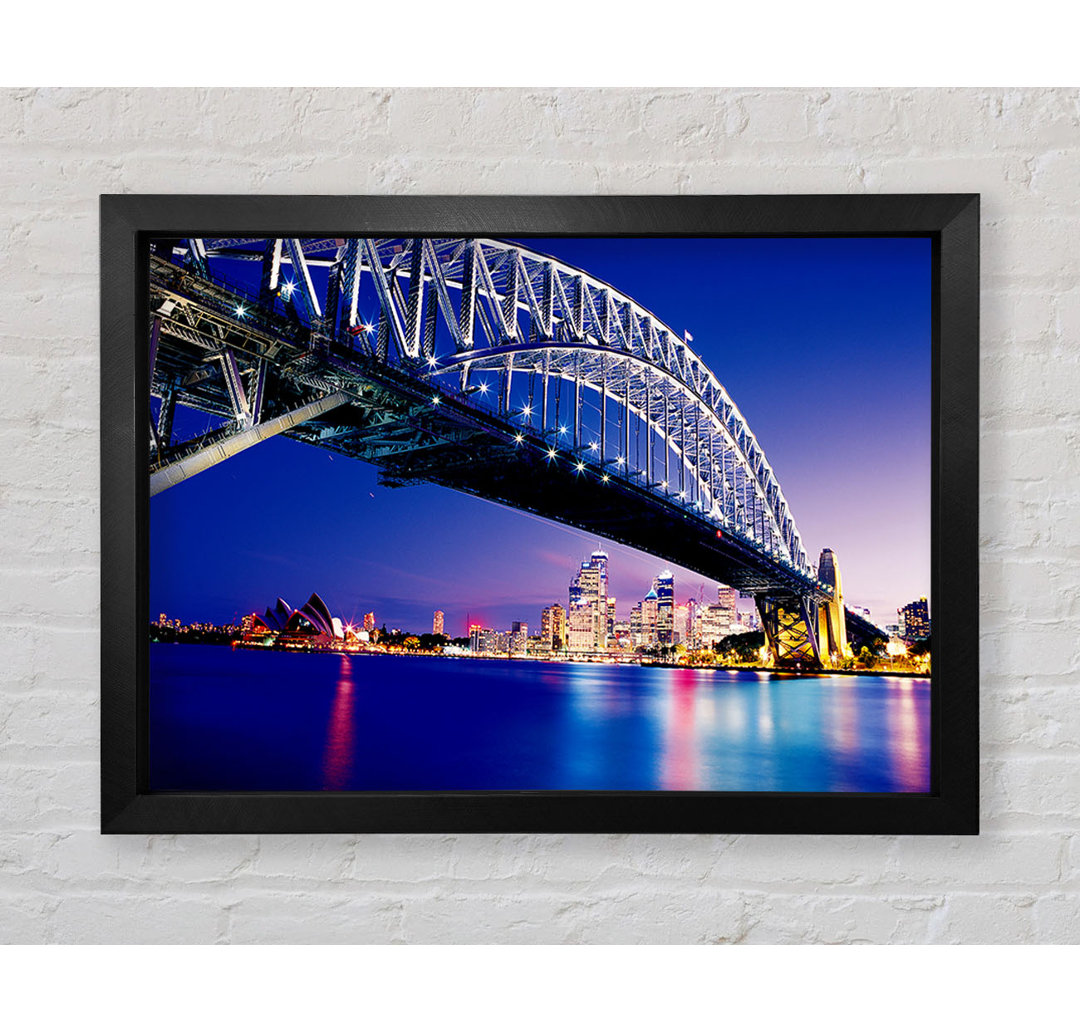 Sydney Harbour Bridge Blaue Nacht - Druck