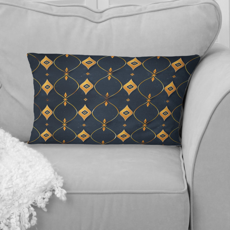 Coussin lombaire transitionnel bleu marine et bleu marine