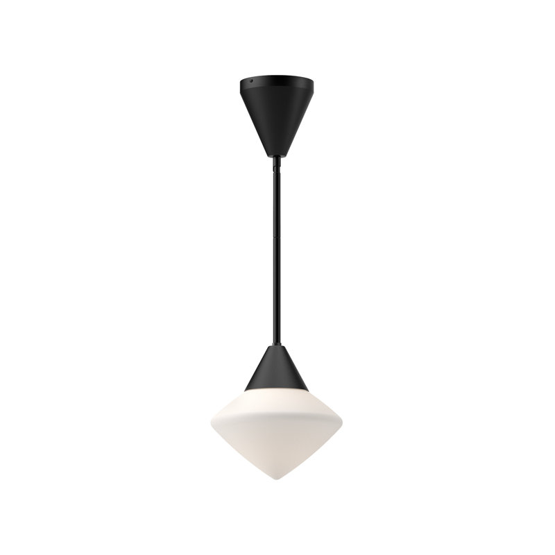 Orrin 1 - Light Unique/Statement Pendant, 73.13" H x 8" W x 8" D, Matte Black