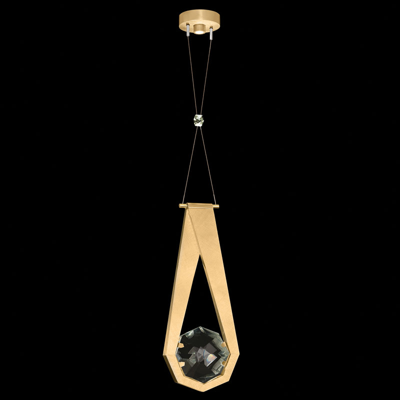 Aria 1 - Light LED Pendant, Brushed Gold