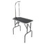 Morrilton 76cm H x 81cm W x 46cm D Metal Adjustable and Foldable Folding Grooming Table