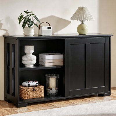 107cm Multifunctional Sideboard with Concealed Storage