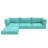 Sunbrella Outdoor Sectional Sofa Replacement Cushions Set, 5 Inch-1622803949
