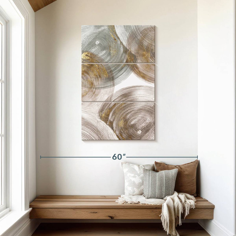 Avery Spiral Rings II, 45" H x 28" W
