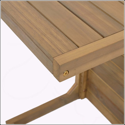 C-shape end table